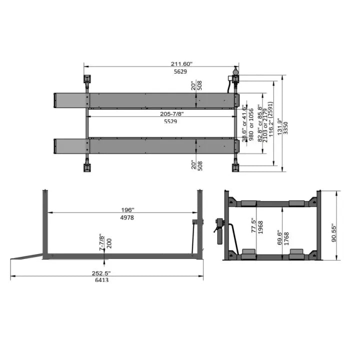 iDEAL FP14KC-X Dimensions