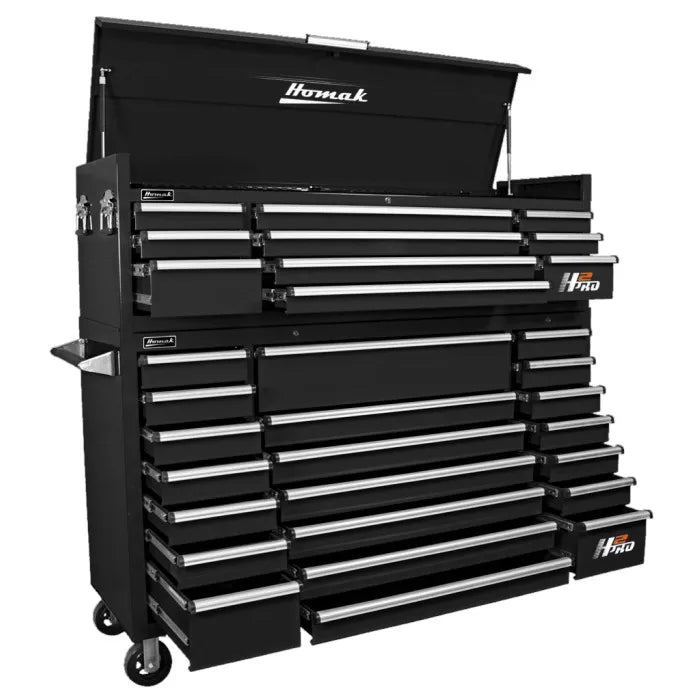 Homak H2PRO 72" Top Chest and Rolling Cabinet Combo