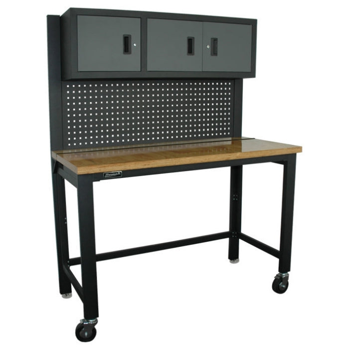 Homak 59" Collapsible Garage Series 3 Door Workstation