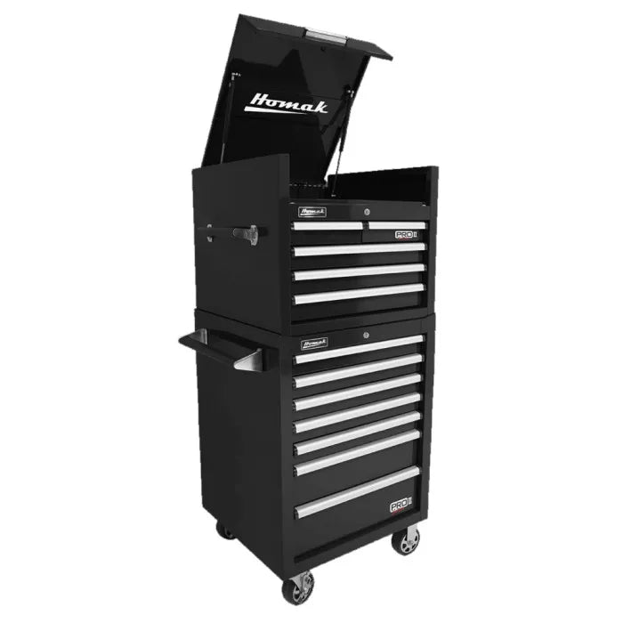 Homak PRO II 27" Top Chest and Rolling Cabinet Combo