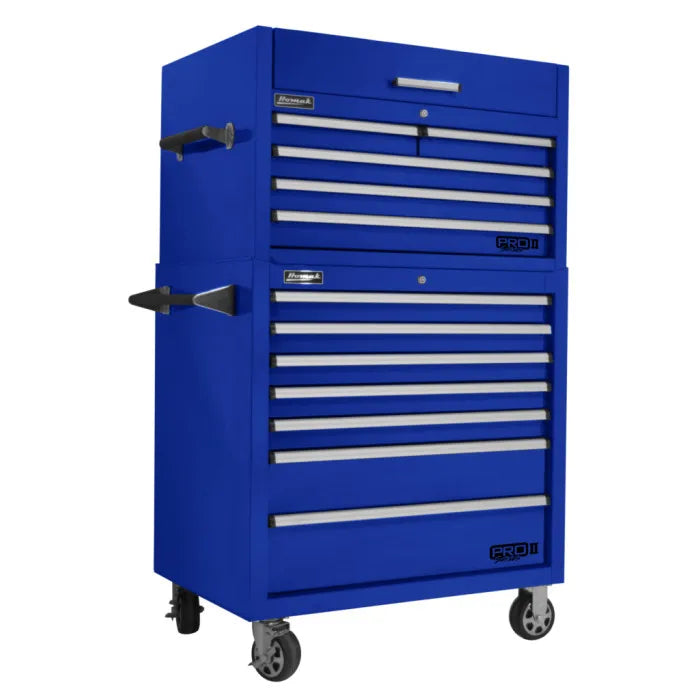 Homak PRO II 36" Top Chest and Rolling Cabinet Combo