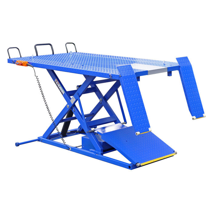 iDEAL A-2200IEH-XR Pro Series Power Sport ATV Lift in Blue
