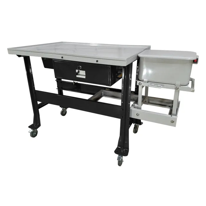 iDEAL PTDT-PW-1000 Premium Tear Down Table & Parts Washer in Black