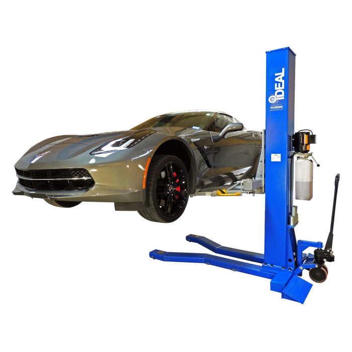 iDEAL iMOBILE MSC-6KLP Mobile Single Column Auto Lift in Blue