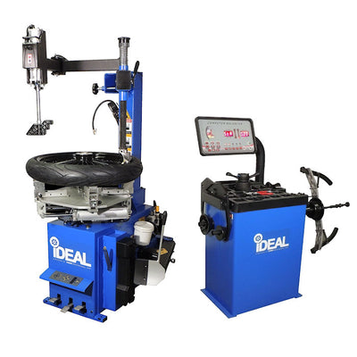 iDEAL Powersport Tire Changer + Motorcycle Wheel Balancer Combo