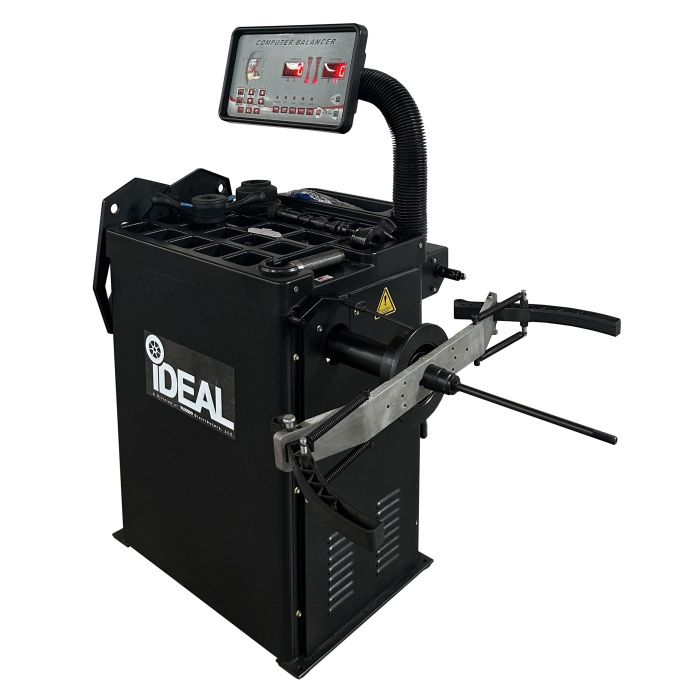 iDEAL WB-953-B-MCAB-K Motorcycle Wheel Balancer in Black