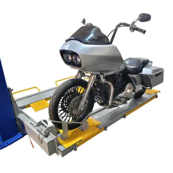 iDEAL Motorcycle M-Chock & Base Plate Kit Front-Loading