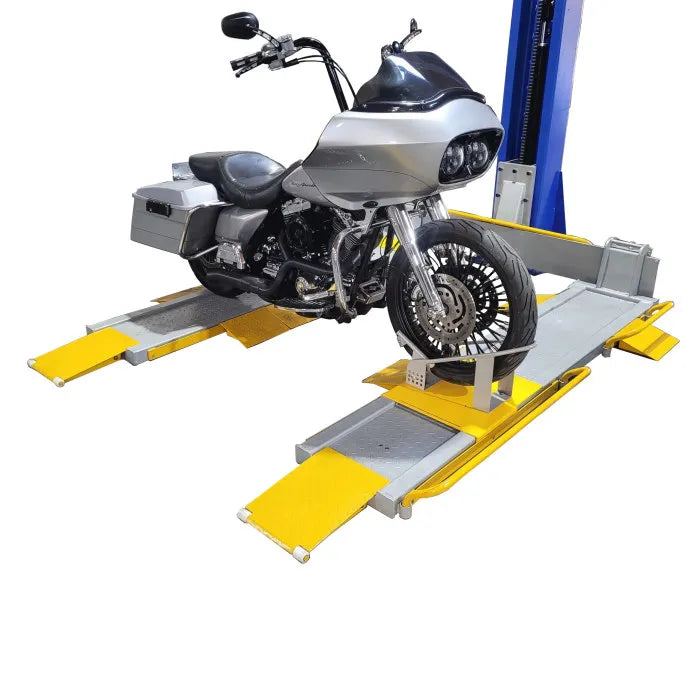 iDEAL Motorcycle M-Chock & Base Plate Kit Side-Loading