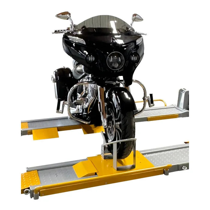 iDEAL Motorcycle M-Chock & Base Plate Kit Side-Loading