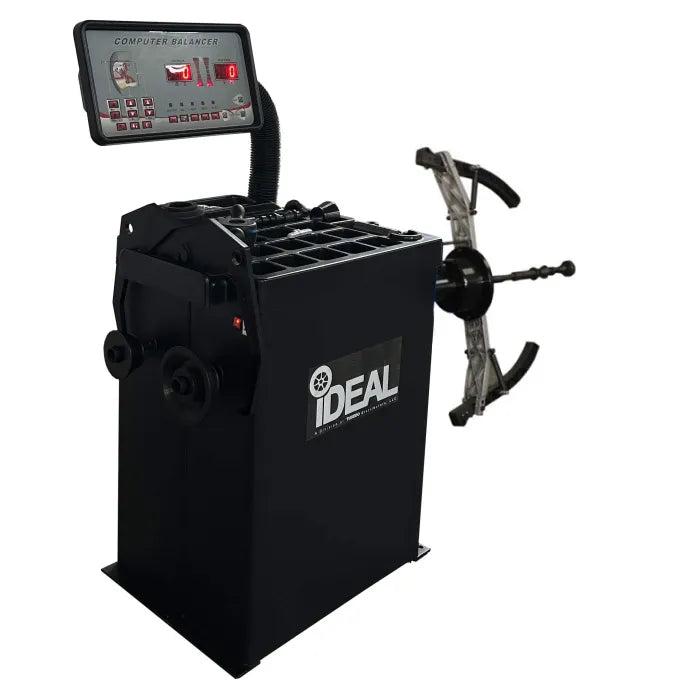 iDEAL WB-953-B-MCAB-K Motorcycle Wheel Balancer in Black