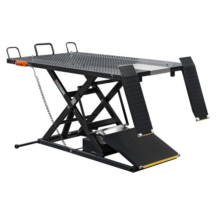 iDEAL A-2200IEH-XR Pro Series Power Sport ATV Lift in Black