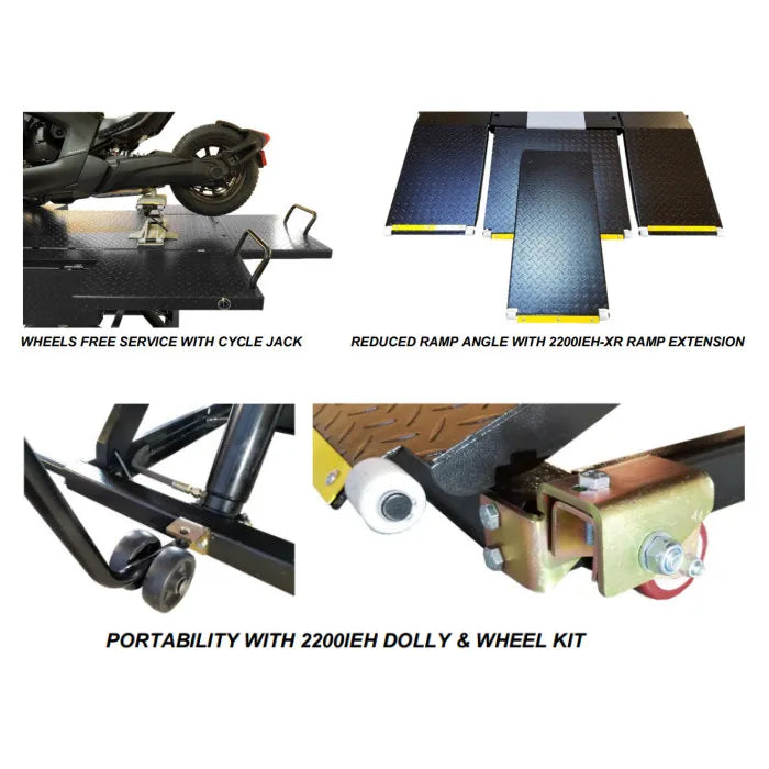 iDEAL U-2200IEH-XR Pro Series Power Sport UTV Lift Optional Accessories