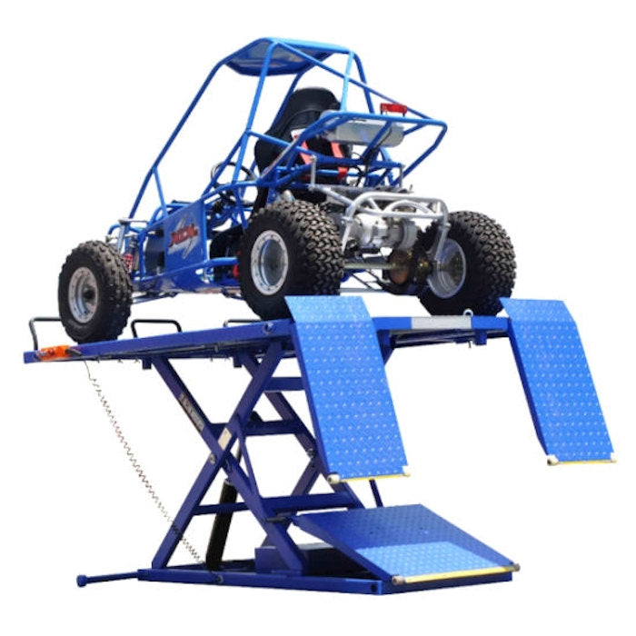iDEAL U-2200IEH-XR Pro Series Power Sport UTV Lift Available in Blue or Black