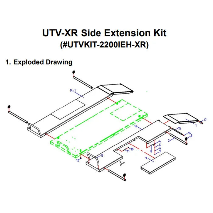 iDEAL 2200IEH Series UTV Extension Kit