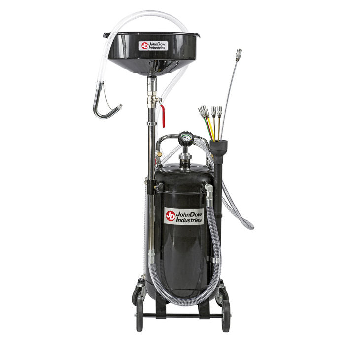 JohnDow JDI-20COMBO Combination Fluid Evacuator & Oil Drain 20-Gallon  Capacity