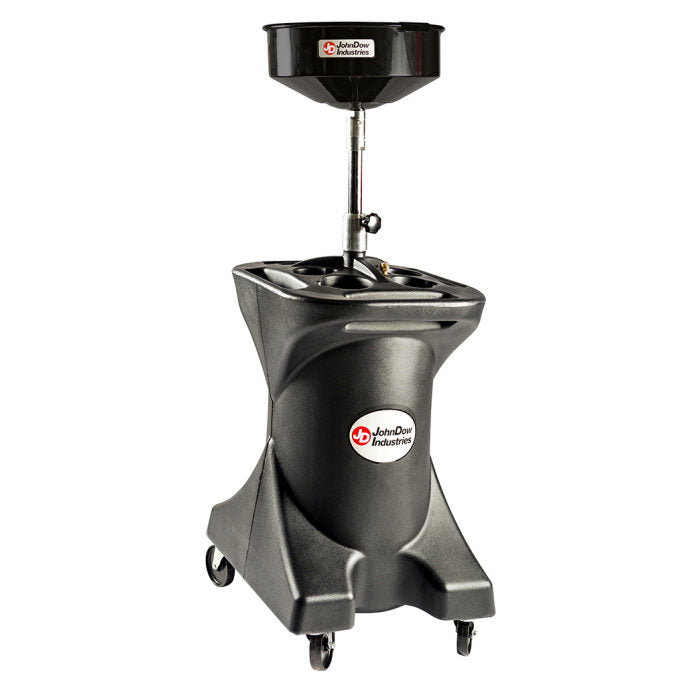 JohnDow JDI-27DC Deluxe Poly Self-Evacuating Portable Oil Drain 27-Gallon Capacity