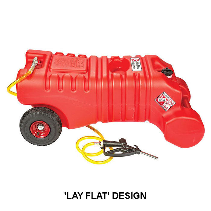 JohnDow FC-15PFC 15-Gallon Portable Poly Gas Caddy Lay Flat Design 
