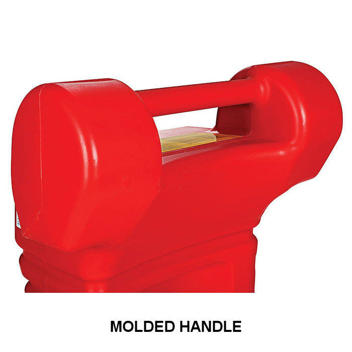 JohnDow FC-15PFC 15-Gallon Portable Poly Gas Caddy Molded Handle 