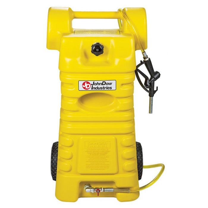 JohnDow FC-25PFC-D 25-Gallon Portable Poly Diesel Caddy 