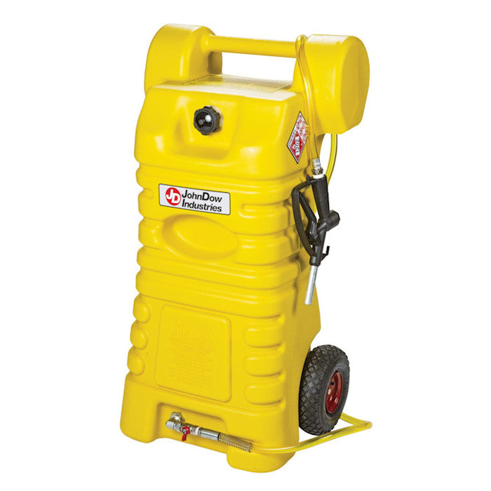 JohnDow FC-25PFC-D 25-Gallon Portable Poly Diesel Caddy 