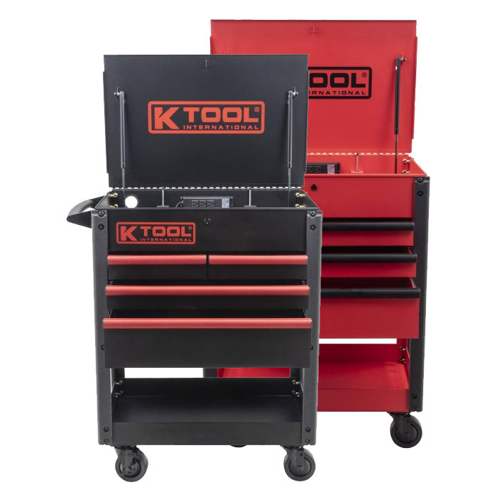 K Tool KTI75118 Premium 4-Drawer Service Cart Available in 2 Colors