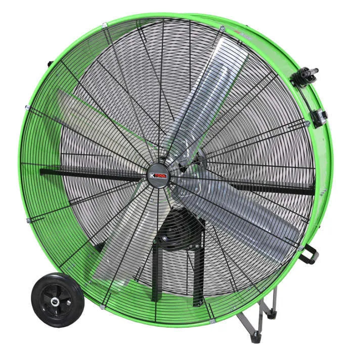 K Tool KTI77742 42" Heavy-Duty Portable Drum Fan in Green