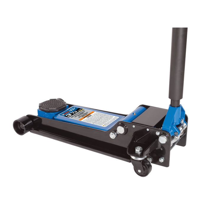 K Tool KTIXD63133 Heavy-Duty Low-Profile 3.33 Ton Floor Jack XD Dual Pump Piston Designed for Low Ground Clearance Vehicles