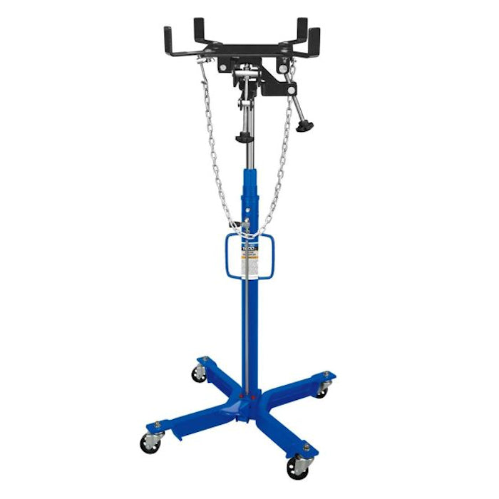 K Tool KTIXD63502 Telescoping Manual Transmission Jack 1,000 lbs. Capacity Under Hoist Single-Stage Double Pump