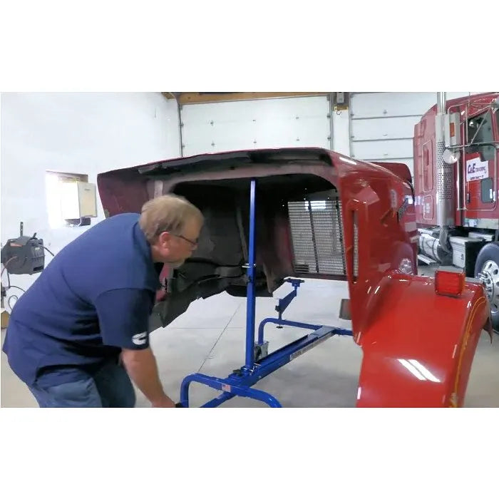Lift King Semi Hood Dolly In Use 