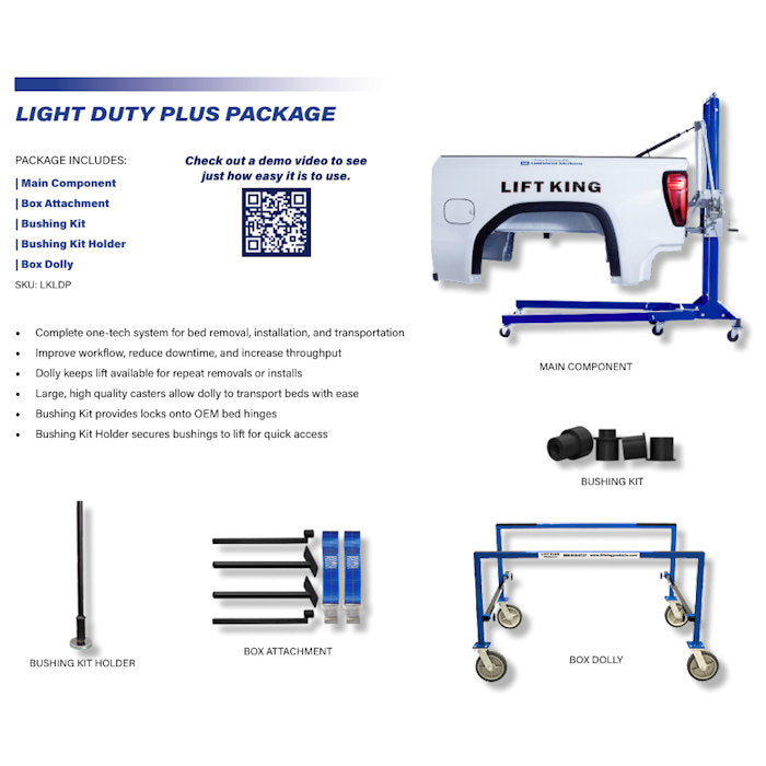 Lift King LKLDP Light Duty Plus Package Features 