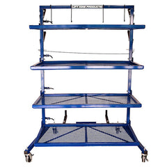 Lift King PC1000 Heavy Duty Parts Cart 4 Shelves