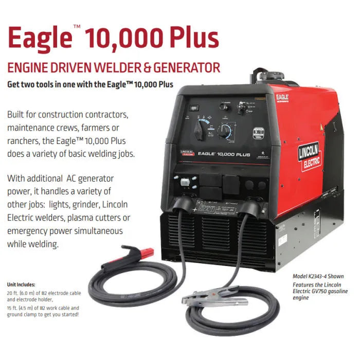 Lincoln Electric Eagle 10,000 Plus Features