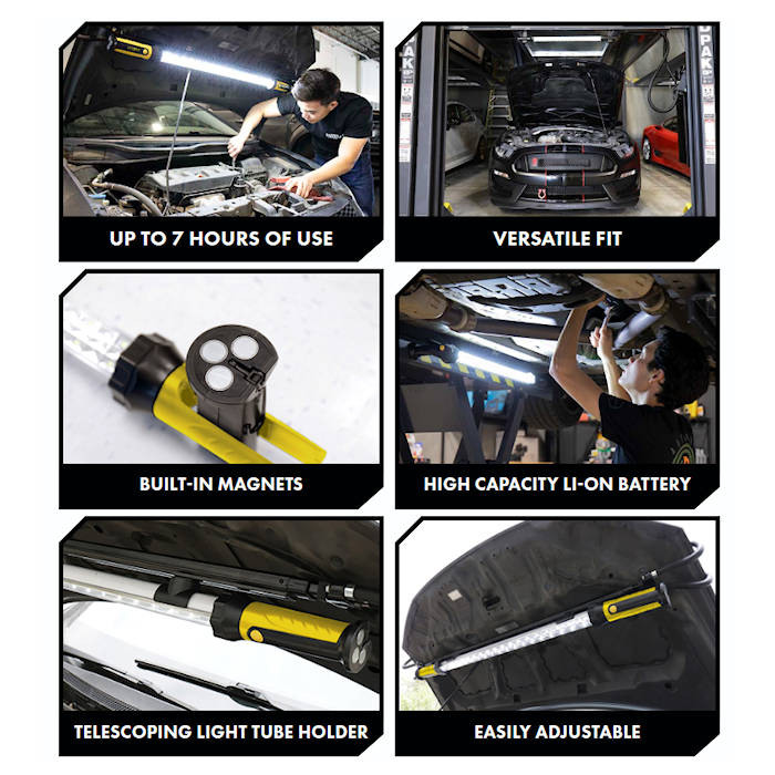 LiteStix LS36MDX Cordless LED Underhood Work Light Features