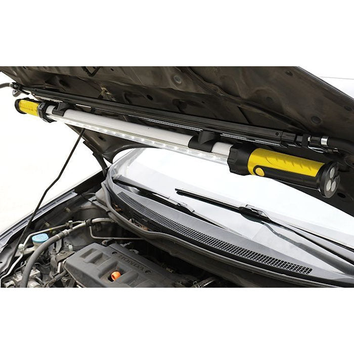 Telescoping Light Tube Holder Extends From Both Ends