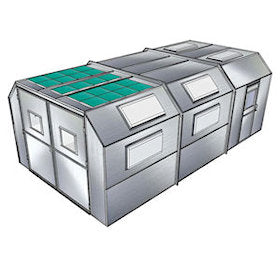M1M Semi Downdraft Paint Booth with Filter Top M1M Semi Downdraft Paint Booth with Filter Top