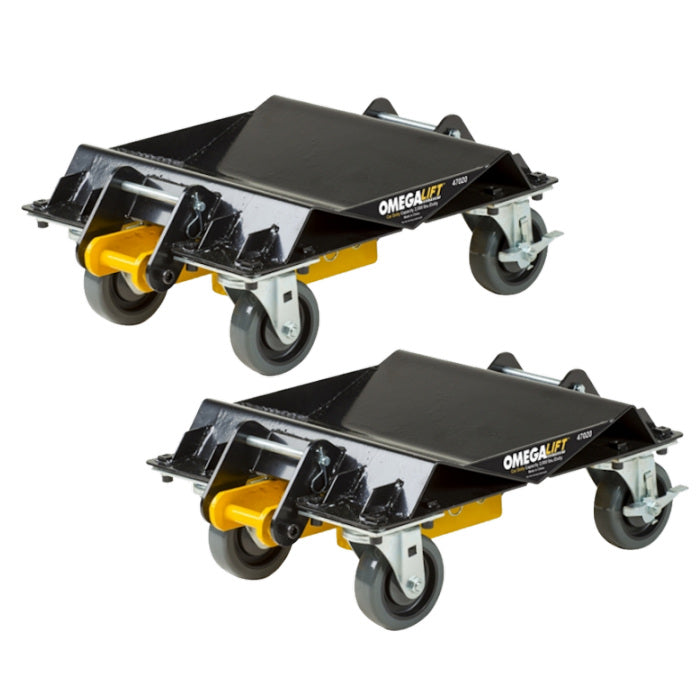 Omega Lift 47020 3-In-1 Heavy-Duty Auto Dolly (Set of 2) 2,000 lbs. Capacity Each