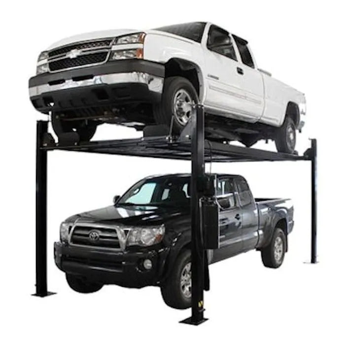 Atlas Garage Pro 8000EXT-L Four Post Lift 8,000 lbs. Capacity + RJ35 Hydraulic Sliding Jacks 3,500 lbs. Capacity Combo
