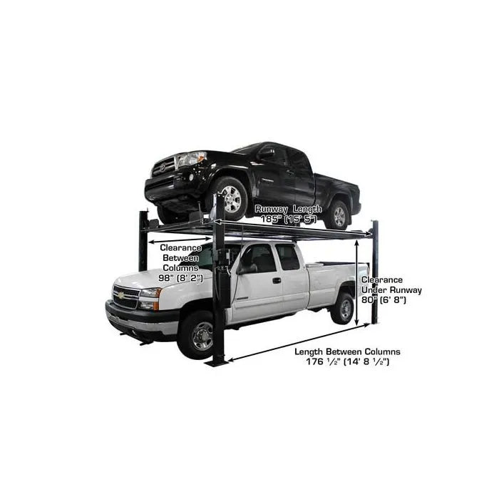 Atlas Garage Pro 8000EXT-L Four Post Lift Specifications