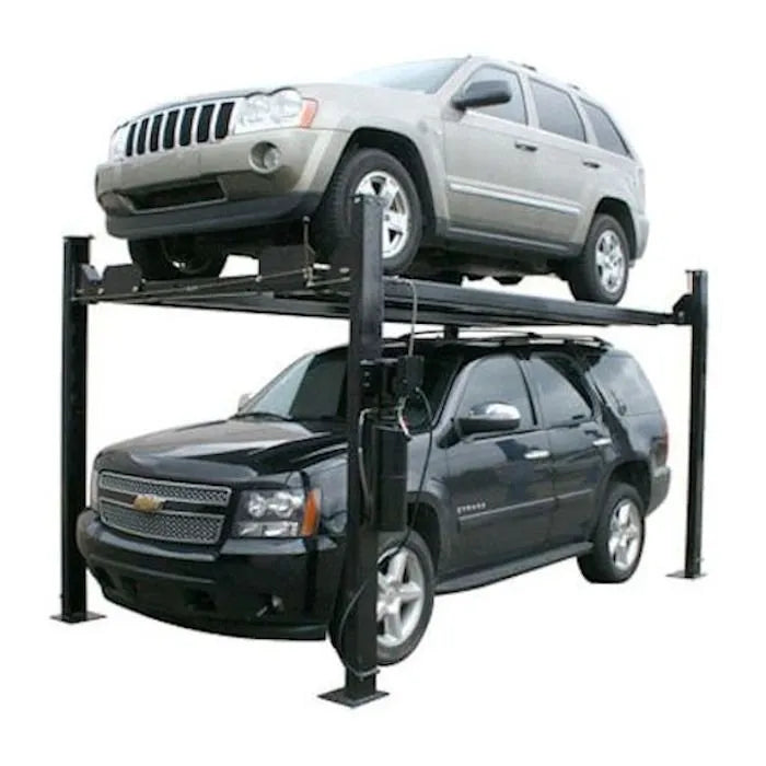 Atlas Garage Pro 8000EXT Four Post Lift 8,000 lbs. Capacity + RJ35 Hydraulic Sliding Jacks 3,500 lbs. Capacity Combo