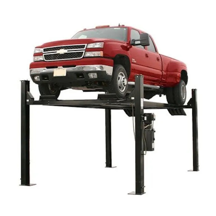Atlas Garage Pro 9000 Four Post Lift 9,000 lbs. Capacity + RJ35 Hydraulic Sliding Jacks 3,500 lbs. Capacity Combo