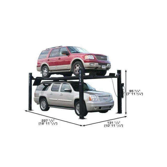Atlas Garage Pro 9000 Four Post Lift Specifications