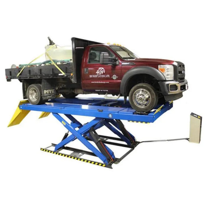 Atlas PX16A Heavy-Duty Scissor Alignment Lift 16,000 lbs. Capacity + RJ8 Air Hydraulic Rolling Jacks 8,000 lbs. Capacity Combo