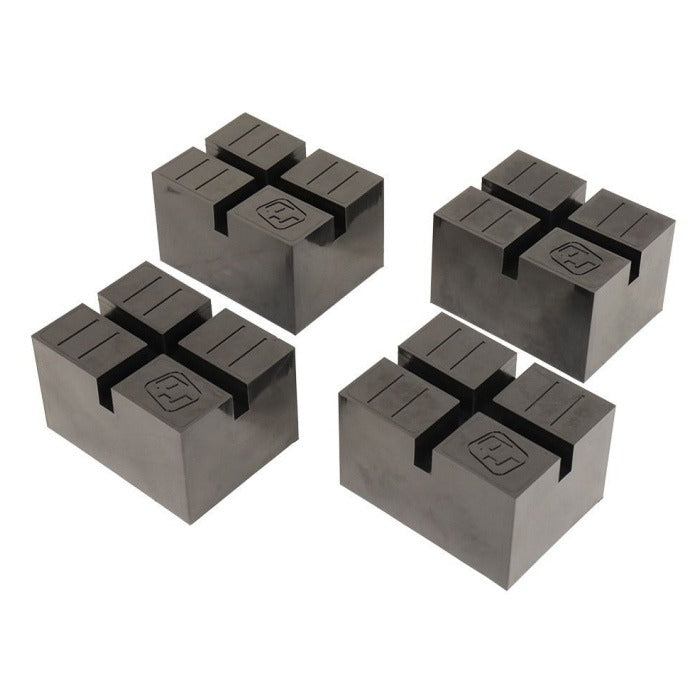 QuickJack 5300013 Pinch-Weld Block Set Dimpled Urethane Engages Pinch-Weld Rails