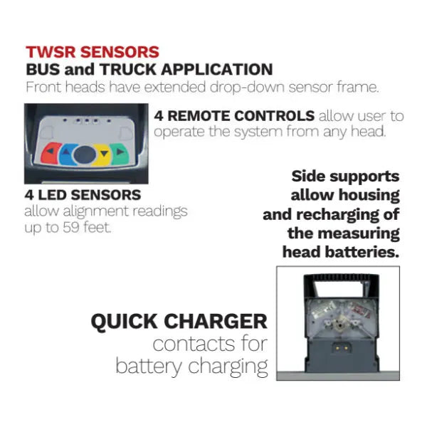Rotary R5000HD TWSR Sensors and Quick Charger