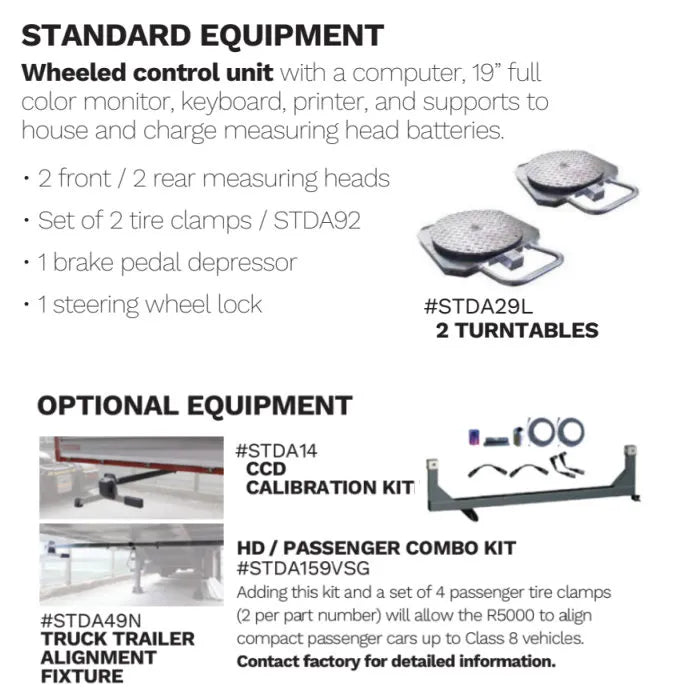 Rotary R5000HD Standard Tire Clamps