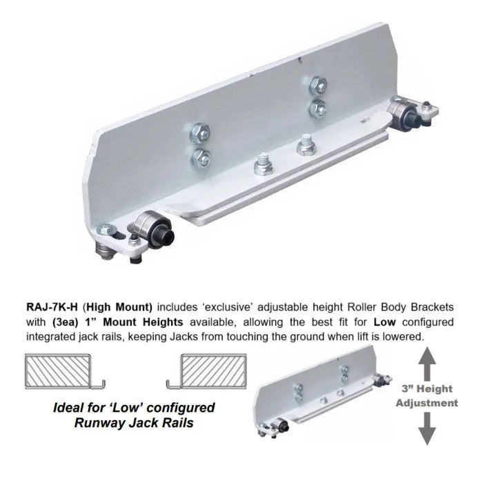 iDEAL RAJ-7K-L Rolling Air Jack Low Mount iDEAL RAJ-7K-L Rolling Air Jack Low Mount