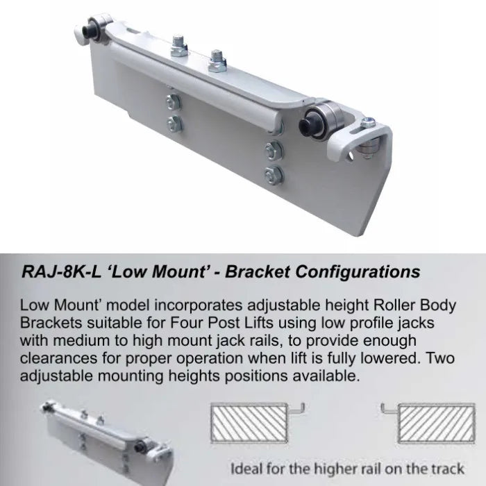 ASEplatinum RAJ-8K-L Low Mount Bracket