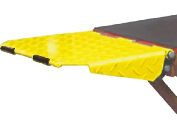 Ramps extend platform to 66"