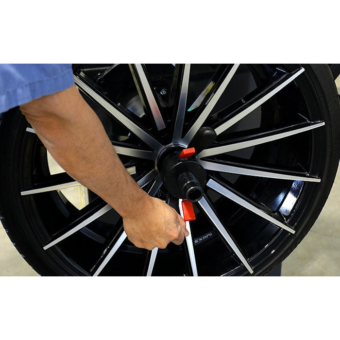 Quick Setup with Complete Collet Package for All Wheel Types