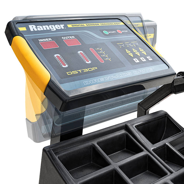 Full-Tilt Display Panel for Ergonomic Shop Operation